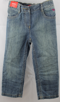 Esprit-  Weiche Baumwoll-Jeans,- im washed out und used-Look,- mit Jersey-Futter